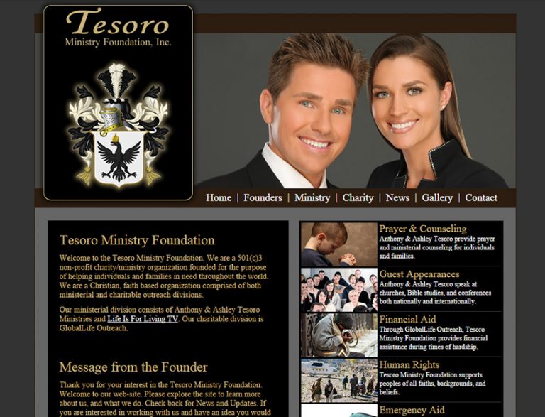 Tesoro Ministries Website