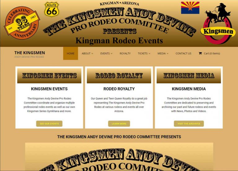 Kingsmen Rodeo Website