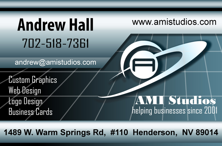 AMI Studios Business Card Design