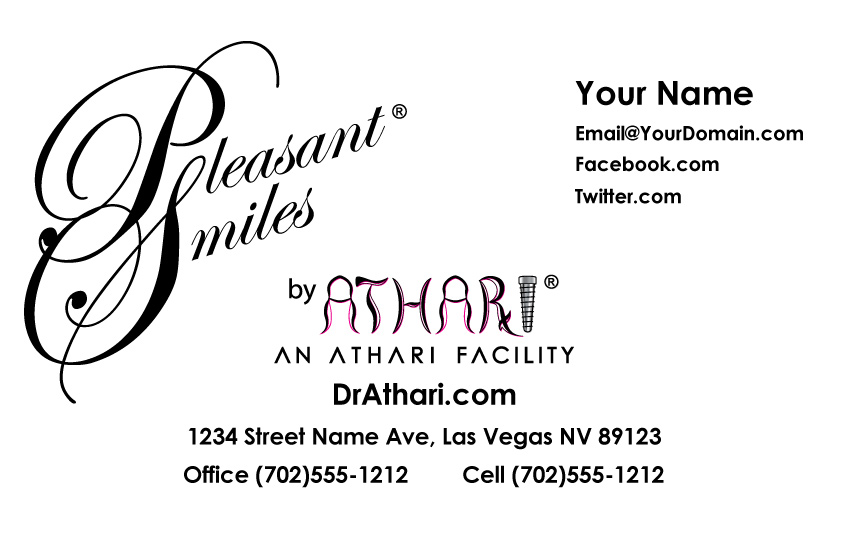 Pleasant Smiles Business Card