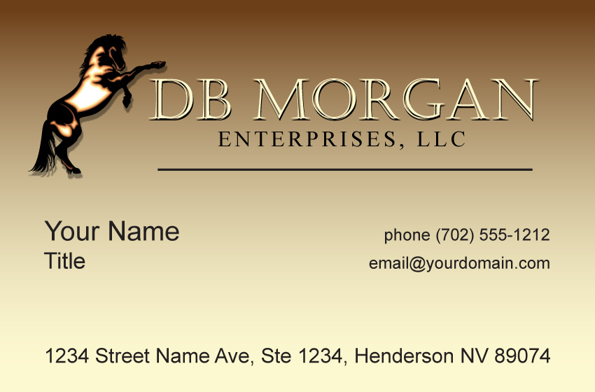 DB Morgan Business Card