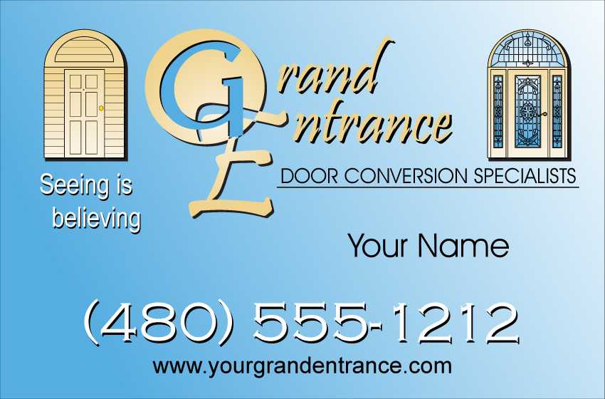 Grand Entrance Business Card