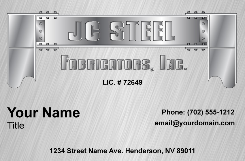 JC Steel Business Card