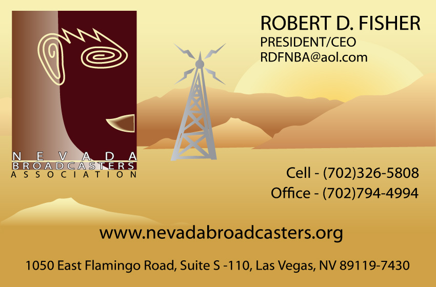 Nevada Broadcasters Association Business Card