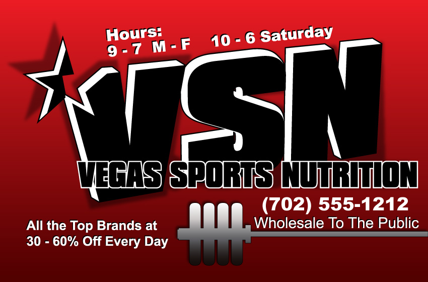 Vegas Sports Nutrition Business Card